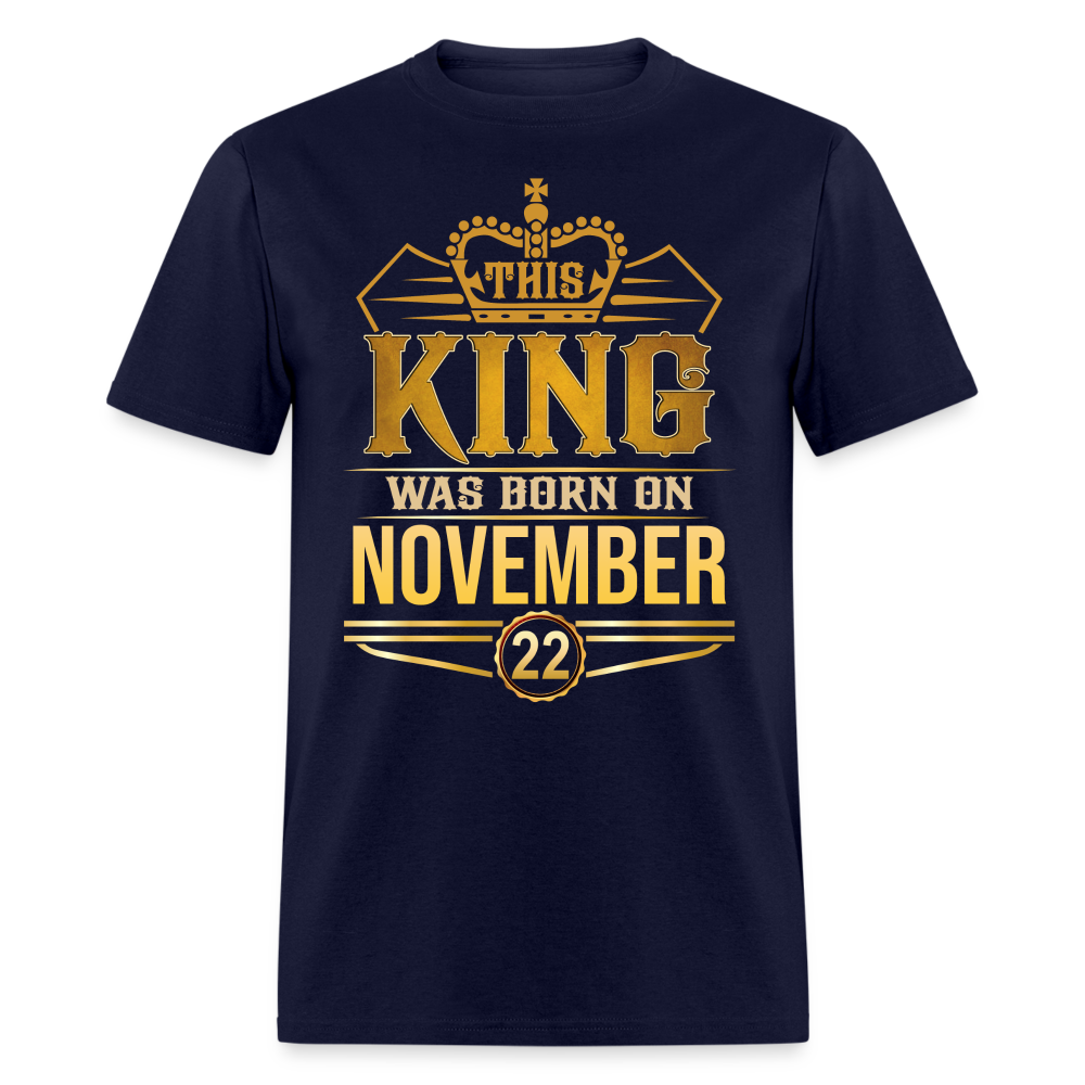 NOVEMBER 22ND KING - navy