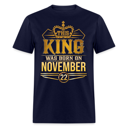 NOVEMBER 22ND KING - navy