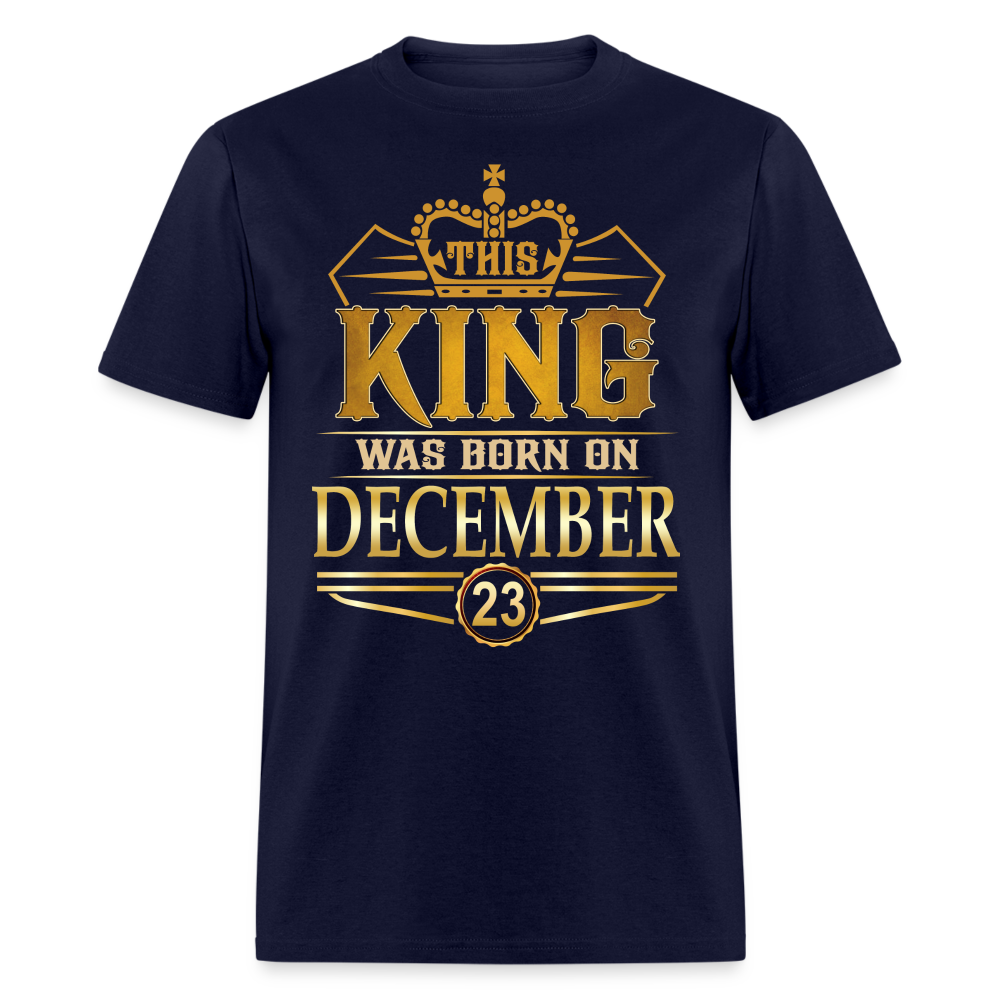 DECEMBER 23RD KING T SHIRT - navy