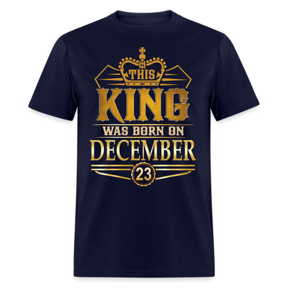 DECEMBER 23RD KING T SHIRT - navy