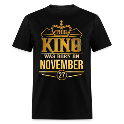 NOVEMBER 27TH KING - black